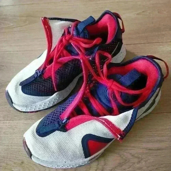 NIKE Air PG 4 Basketball Sneakers USA Edition White/Red/Blue Men's Size: 8.5 - Picture 12 of 13